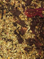Акция ! Чай "Огненная вишня" 100 г: Цвет: https://paprika-sp.ru/oghniennaia_vishnia
Каркадэ, цукаты, листья мяты, смородины и клубники, лепестки календулы, аромамасла с ярким ароматом вишни.