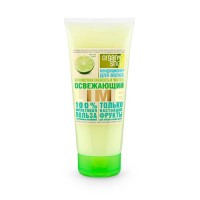 Бальзам для волос "Освежающий lime" Organic Shop: Цвет: https://4fresh.ru/products/orga0165
СОСТАВ: Aqua with infusions of Organic Mentha Piperita Leaf Extract (оранический экстракт мяты), Saccharum Officinarum Extract (экстракт сахарного тростника), Organic Citrus Aurantifolia Lime Oil (органическое эфирное масло лайма), Organic Citrus Aurantifolia Fruit Extract (органический экст- ракт лайма), Quaternium-87, Glycerin, Cetrimonium Chloride, Behentrimonium Chloride, Sorbitol, Cetearyl Alcohol, Citric Acid, Parfum, Kathon, CI 19140, CI 42090, CI 15985, Limonene, Hexyl Cinnamal, Linalool.
Производитель: Organic Shop Россия
Способ применения: Нанести кондиционер на влажные волосы, распределить равномерно по всей длине, оставить на 1-2 минуты, смыть водой.
Сроки и условия хранения: Срок годности: 36 месяцев.
Кондиционер для нормальных волос, быстро становящихся жирными. Органические экстракты лайма и мяты оздоравливают волосы от корней и восстанавливают баланс кожи головы. Сохраняет свежесть и чувство лёгкости волос на 48 часов.