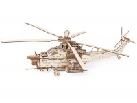 Модель Вертолет Ночной Охотник: Цвет: https://xn----7sbbavpdoccqvc6br3o.xn--p1ai/index.php/конструкторы-lemmo/модель-вертолет-ночной-охотник-1-detail
У собранной модели вращаются: хвостовой винт, несущий винт на резиномоторе, колеса и пушка.При желании игрушку можно раскрасить акриловыми красками.
Экологически чистый конструктор отличного качества, собирается с минимальным использованием клея. Все детали выполнены из качественной древесины. Наборы будут интересны для любых возрастов. Конструктор способствует развитию мелкой моторики, воображению, пространственному мышлению, логики и предметному моделированию. За сборкой вы получаете приятное времяпрепровождение, а готовая модель послужит не только игрушкой, но и стильным украшением интерьера!
Продукция компании «Леммо-Тойс» (Россия).

Количество деталей 246.
Размеры готового изделия 540х420х155 мм.
Разрешенный возраст от 5 лет.
Серия: Военная техника.
В набор входит:
Наждачная бумага.
Клей ПВА.
Канцелярские резинки.
Подробная инструкция.
У собранной модели вращаются: хвостовой винт, несущий винт на резиномоторе, колеса и пушка.При желании игрушку можно раскрасить акриловыми красками.
Экологически чистый конструктор отличного качества, собирается с минимальным использованием клея. Все детали выполнены из качественной древесины. Наборы будут интересны для любых возрастов. Конструктор способствует развитию мелкой моторики, воображению, пространственному мышлению, логики и предметному моделированию. За сборкой вы получаете приятное времяпрепровождение, а готовая модель послужит не только игрушкой, но и стильным украшением интерьера!
Продукция компании «Леммо-Тойс» (Россия).