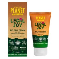 Крем для лица "Legal Joy" для сухой и чувствительной кожи WE ARE THE PLANET, 50мл: Цвет: https://4fresh.ru/products/weet0011
Нежный и легкий биокрем для лица c маслами конопли, ши и макадамии, экстрактами авокадо и малины идеально подходит для капризной кожи, питает и увлажняет, делает ее мягкой и бархатистой. 
Содержит компоненты, сертифицированные по международному стандарту натуральной и органической косметики. Не содержит: SLS, SLES, силиконов, парабенов, PEG/PPG, ГМО, минеральных масел, продуктов нефтехимии, глютена, компонентов животного происхождения, микропластика и синтетических красителей. Туба 100% перерабатываемая и более чем на 97% состоит из сахарного тростника.