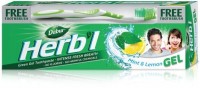 Dabur Herb'l Green Gel Toothpaste Intense Fresh Breath Mint & Lemon with Toothbrush 150g / Аюрведический Зубной Гель-Паста Интенсивное Свежее Дыхание с Мятой и Лимоном + Зубная Щётка Ср. Жесткости 150г: Цвет: https://opt-india.ru/catalog/zubnaya_pasta/dabur_herb_l_green_gel_toothpaste_intense_fresh_breath_mint_lemon_with_toothbrush_150g_ayurvedichesk/
Бренд: Dabur
Dabur Herb'l Green Gel Toothpaste Intense Fresh Breath Mint &amp; Lemon with Toothbrush 150g / Аюрведический Зубной Гель-Паста Интенсивное Свежее Дыхание с Мятой и Лимоном + Зубная Щётка Ср. Жесткости 150г •  Зубная паста с лимоном и мятой освежает дыхание, удаляет налёт и предотвращает появление зубного камня.  •  Мята надолго сохраняет свежим дыхание.  •  Лимон удаляет зубной налёт и предотвращает образование зубного камня. •  Зубная паста Dabur Herb'l Mint &amp; Lemon не содержит вредных химических веществ и фтора. •  В комплекте с пастой идет зубная щётка средней жесткости.