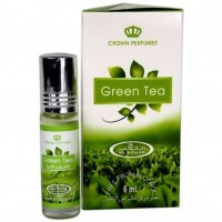 Масляные духи AL REHAB GREEN TEA с роллером 6 мл оптом: Green Tea (Грин Теа) Al-Rehab - это освежающие цитрусовые ноты на фоне зеленого чая - то, что нужно для хорошего настроения! Так любимый многими  зеленый чай в сочетании с нежностью белого мускуса и бодростью дикого лайма.   Вдыхая аромат Зеленого Чая попадаешь на луг, залитый солнцем. Молодые побеги свежей зелени и янтарные капельки росы будоражат воображение и хочется вдохнув этой свежести взлететь над суетой жизни и перенестись в гармоничный мир природы.   Это чувственный, волнующий, наполненный каскадом освежающих нот аромат, несущий в себе необычайную легкость.