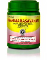 Kottakkal Brahma Rasayanam Arya Vaidya Sala 500g / Брахма Расаяна Арья Вадья Сала 500г: Цвет: https://opt-india.ru/catalog/dzhem/kottakkal_brahma_rasayanam_arya_vaidya_sala_500g_brakhma_rasayana_arya_vadya_sala_500g/
Бренд: Arya Vaidya Sala
Kottakkal Brahma Rasayanam Arya Vaidya Sala 500g / Брахма Расаяна Арья Вадья Сала 500г •  Травяной джем «Брахма Расаяна» (Брахма расаяна) приготовлен по традиционному рецепту из Аштанги Хридая Самхиты. Джем обладает приятным запахом трав и специй. Вкус неоднородный, одновременно присутствуют 6 вкусов, по консистенции немного напоминает Чаванпраш. •  Брахма – высший разум, сознание, творец. •  Расаянами в аюрведе называют омолаживающие, тонизирующие препараты. •  Брахма расаяна – это расаяна для ума, то есть тоник омолаживающий ум, как в плане органа, так и в плане сознания. Как говорится – «здоровый дух в здоровом теле», также можно сказать «светлые мысли в спокойном уме». Брахма Расаяна увеличивает оджас (жизненную энергию), придает ясность мыслям, улучшает память, внимание, помогает справиться с сильными умственными нагрузками. Брахма расаяна одно из лучших средств для улучшения слуха.