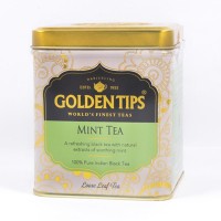 Golden Tips Mint Black Tea Tin Can/Черный чай "Мятный" в банке 100г.: Цвет: https://opt-india.ru/catalog/rassypnoy/golden_tips_mint_black_tea_tin_can_chernyy_chay_myatnyy_v_banke_100g/
Бренд: Golden Tips
Golden Tips Mint Black Tea Tin Can/Черный чай "Мятный" в банке 100г. •  Чистый, несмешанный чай. (Single Farm/Unblended Tea) •  «Golden Tips», основан в 1933 году в Индии, где выращиваются лучшие чаи мира, призванные олицетворять искусство употребления чая для гурманов. Является одним из старейших и наиболее известных брендов из Индии. Бренд, созданный в Дарджилинге, по достоинству оценен ценителями и любителями чая по всему миру за качество чая. •  Освежающее сочетание высококачественного черного чая из Ассама и  натуральными экстрактами мяты. Для чая характерен сильный аромат, темный цвет в чашке и нежные оттенки мяты. •  Состав: Черный Чай, цельный лист. Экстракт мяты. •  Как приготовить идеальную чашку чая?          - Положите 2 грамма чайных листьев в чашку, налейте 200 мл кипяченой воды на листья.          - Настояться в течение 3-5 минут.          - Добавьте сахар или мед по желанию.          - Кубики льда можно добавить для приготовления холодного чая.