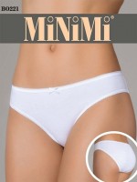 MINIMI BO221 slip Bianco 44: Цвет: https://xn----7sbbavpdoccqvc6br3o.xn--p1ai/index.php/nizhnee-bele-zhenskoe/minimi-bo221-slip-bianco-44-detail
Minimi Basic
Трусы-слип из хлопка с эластаном, края отделаны ажурной тесьмой аппликация-бантик на фронте.
Состав:
Хлопок 95%, Эластан 5%