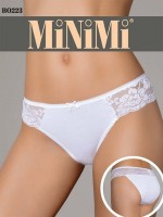 MINIMI BO223 SLIP bianco 42: Цвет: https://xn----7sbbavpdoccqvc6br3o.xn--p1ai/index.php/nizhnee-bele-zhenskoe/minimi-bo223-slip-bianco-42-detail
Minimi Basic
Трусы-слип из хлопка с эластаном, сзади и по бокам кружевные вставки, края отделаны ажурной тесьмой, маленький бантик на фронте.
Состав:
Ткань: Хлопок 95%, Эластан 5%; Кружево: Нейлон 90%, Эластан 10%