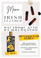 Memo / Irish Leather: Цвет: http://get-parfum.ru/products/memo-irish-leather
Есть в наличии

Irish Leather Memo Paris- парфюм для мужчин и женщин. Унисекс.
Основные аккорды: фужерный, свежий пряный, кожаный, древесный, животный, амбровый.
Ноты аромата: Кожа, Ягоды можжевельника, Мате, Амбра, Бобы тонка.
Ириш лезер- потрясающий редкий аромат от нишевого бренда посвящен красоте ирландских пастбищ, пышной зелени и освежающему ветру, гуляющему по бескрайним лугам.
Ирландская кожа Мемо- парфюм очень запоминающийся: он несет в себе атмосферу свежести и зеленой растительности, которую невозможно ни с чем спутать.
GET PARFUM - магазин ароматных, высококачественных масляных духов из Швейцарии. Парфюмерные композиции, в которых 100% содержание масел. Без спирта. Стойкость на высшем уровне. Формат мини парфюма удобно брать с собой. Парфюм во флаконе в виде ролика. Минимальный расход. Купить масляные духи известных брендов можно у нас. Переходи в наш магазин и выбирай! Масляные духи, как и распив / отливант - это отличный подарок на Новый год, День Рождения и любой другой праздник. Порадуй любимого человека духами по мотивам популярных брендов в миниатюре.