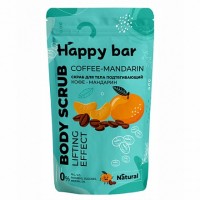 Скраб для тела "Кофе-мандарин" Happy bar, 150 мл: https://4fresh.ru/products/haba0016
Очищает кожу, способствует отшелушиванию омертвевших частичек.
Тонизирует и подтягивает кожу.
Разглаживает и улучшает ее цвет.
Состав:
Соль морская с экстрактом мандарина, молотый кофе, растительный глицерин, эфирное масло апельсина.