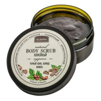 Скраб кукурузный "Кофейный" Kleona: Цвет: https://4fresh.ru/products/kleo0206
СОСТАВ: Кукуруза дробленая, кофе черный, масло оливковое, масло кокосовое, масло рисовых отрубей, корица, крахмал рисовый, масло миндальных косточек, децилглюкозид натрия, глицерилолеат, глицерин растительного происхождения, масло зеленого кофе, сорбитол, бензиловый спирт, триглицериды каприловой/каприновой кислот, сорбитанкаприлат, экстракт ванили, комплекс полиненасыщенных жирных кислот (витамин F), токоферола ацетат (витамин Е).
Способ применения: Перемешайте скраб, нанесите на чистую влажную кожу массирующими движениями, смойте водой. Используйте 1-2 раза в неделю.
Интенсивно очищает кожу от ороговевших клеток, делает ее нежной, шелковистой;
улучшает кровоснабжение в коже, ускоряет обмен веществ; 
повышает тонус кожи, подтягивает ее; 
оказывает аквадренажный и антицеллюлитный эффект;
увлажняет кожу, повышает ее эластичность;
придает коже тонкий аромат кофе и корицы.