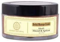 Khadi Almond & Apricot Herbal Massage Cream 50g / Крем для Массажа с Миндалем и Абрикосом 50г: Цвет: https://opt-india.ru/catalog/krem_dlya_tela/khadi_almond_apricot_herbal_massage_cream_50g_krem_dlya_massazha_s_mindalem_i_abrikosom_50g/
Бренд: Khadi Naturals
Khadi Almond &amp; Apricot Herbal Massage Cream 50g / Крем для Массажа с Миндалем и Абрикосом 50г •  Khadi Крем Для массажа лица Миндаль-абрикос для всех типов кожи. Смягчает, увлажняет, омолаживает и придает коже упругость и эластичность. •  Изготовлен на маслах миндаля и абрикоса, которые оживляют, тонизируют и улучшают цвет лица. Разглаживает неглубокие морщинки.Миндальное масло идеально при сухой, и уже увядающей вялой коже. Миндальное масло в первую очередь обладает хорошим питательным, смягчающим и омолаживающим действием.Также оно замечательно подойдет и для ухода за увядающей кожей вокруг глаз, миндальное масло способствует улучшению цвета лица, выравнивает кожу, и разглаживает неглубокие морщинки. •  Абрикосовое масло способствует хорошему питанию, смягчению, и увлажнению кожи, предотвращая ее сухость и шелушение, а также: - помогает ускорить процесс отслаивания ороговевших чешуек при шелушащейся коже; - стимулирует синтез коллагена и эластина, что предотвращает кожу от потери ее упругости и эластичности; - оказывает омолаживающее действие, и помогает разгладить имеющиеся на лице морщинки; - замечательно оживляет и тонизирует кожу; - улучшает цвет лица.   •  Состав: миндальное масло, абрикосовое масло, масло зародышей пшеницы, подсолнечное масло.