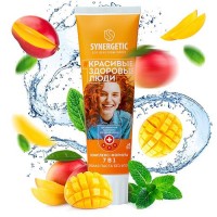 Зубная паста "Комплекс-формула" 7 в 1 Synergetic, 100г: Цвет: https://4fresh.ru/products/syne0054
СОСТАВ: Dicalcium Phosphate Dihydrate, Aqua, Sorbitol, Glycerin, Silica, Sodium Lauroyl Sarcosinate, Cellulose Gum, Aroma, Hydroxyacetophenone, Xylitol, Zinc Citrate, Hydroxyapatite, Calendula Officinalis Flower Extract, Chamomilla Recutita (Matricaria) Extract, Hydrated Silica Cl73360, Bisabolol, Stevioside, O-Cymen-5-Ol, Vitamin Premix (Vitamin A, Vitamin D3, Tocopherol (Vitamin E), Thiamine (Vitamin B1), Riboflavin (Vitamin B2), Pyridoxine (Vitamin B6), Niacinamide, Folic Acid (VitaminB9), Pantothenic Acid, Biotin, Vitamin B12, Vitamin C), Beta-Carotene. Анализ состава beta Понравился Анализатор состава? Оставьте отзыв
Бренд: Synergetic Россия
Страна производства: Россия
Сегодня отличный день для отличного дня! #красивыездоровыелюди.
Эта паста для тех, кто привык решать проблемы одним махом. Компоненты ее формулы всегда при деле: укрепляют и осветляют эмаль, убирают налет и предотвращают образование зубного камня, защищают десны, борются с бактериями и освежают дыхание!
Растительные компоненты из Германии и швейцарские витамины A, C, E заботятся о здоровье десен. Дикальций фосфат дигитрад регулирует фосфорно-кальциевый обмен, восполняет дифицит кальция в зубах, оказывает противовоспалительное действие.
В этой пасте 0% мела, фтора, SLS, SLES, парабенов, триклозана, диоксида титана. BIO. Безопасная формула с высокой концентрацией натуральных компонентов.