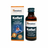 Himalaya Wellness Koflet Syrup / Хималая Кофлет Сироп 100мл. [A+]: Назначение хроническая обструктивная болезнь легких, кашель, воспалительные заболевания верхних дыхательных путей, бронхит, аллергический кашель, симптоматическое лечение простудных заболеваний, гриппа, ОРВИОрганы и системыдыхательная система. 
Минимальный возрастот 3 лет