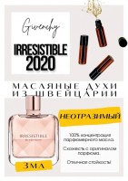 Givenchy / Irresistible Givenchy: Цвет: http://get-parfum.ru/products/givenchy-irresistible-givenchy
Есть в наличии

Irresistible 2020- это аромат для женщин, он принадлежит к группе цветочные фруктовые.
Основные аккорды:
мускусный
фруктовый
розовый
пудровый
цветочный
сладкий
ирис
акватический
древесный
свежий.
Верхние ноты: Груша и Амбретта;
Средние ноты: Роза и Ирис;
Базовые ноты: Мускус и Вирджинский кедр.
Ирресистбл Живанши духи- звонкий сладко-грушевый старт, который переходит в благородное звучание мягкой и ненавязчивой розы в пудре с легкой еле уловимой горчинкой и деревяшками в базе.
Уместен всегда и везде, сладость и свежесть в золотой середине. В одном направлении с Императрица 3.
Иресистбл Живенши- просто приятный, понятный, очень женственный люкс, фруктовый компотик с розой, нотами чистоты, уходовой дорогой косметики. Без изысков, но обонять на себе его классно!
Духи женские туалетная вода— то, без чего ни один женский образ не будет завершенным. Аромат — самый чувственный и самый харизматичный женский аксессуар, который на 100% отражает характер обладательницы. Парфюм женский GET PARFUM — флакончик твоего любимого запаха: восточные пряности, нотки сладких фруктов, нежное благоухание цветов, пряная ваниль, терпкий лесной орех и много других волшебных ароматов.
Масляная концентрированная нишевая парфюмерная вода в небольших стеклянных флакончиках по 3 мл. Самые популярные мужские и женские ароматы по мотивам известных брендов: Зелински Ваниль, Готье Скандал, Диор Жадор, Нина Ричи, Феррагамо Мистериоса, Джо Малон Лайм и Мандарин, Манцера Коко Ваниль, Живанши Ангел и Демон, Монталь Капри, Барбери Лондон, Диор Пуазон, Байредо Африка, Гуччи Энви и другие.
Парфюмерия GET PARFUM не содержит спирта. На 100% состоит из концентрированного парфюмерного масла. Масляные духи с минимальным расходом и отличной стойкостью. Это сладкие духи, стойкие духи, которые в полной мере раскрывают свой неповторимый аромат, соприкасаясь с телом.
Масляные духи унисекс — хороший подарок женщинам на 8 Марта, мужчинам — на 23 февраля. Мини perfume и духи в сумку будут подходящим презентом на день рождения для ценителей изысканных, дорогих ароматов.