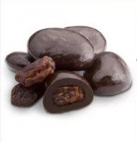 Финики в шоколаде, 200 г: СОСТАВ: орехи или ягоды, шоколадная глазурь.