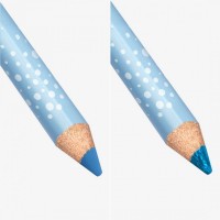 Двусторонний карандаш для глаз OnColour: Оттенок ледяная синева, двухсторонний карандаш.