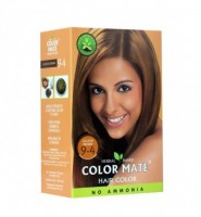 Color Mate Hair Color Golden Brown 9.4 no Ammonia (5pcs*15g) / Краска для Волос Цвет Золотисто-Коричневый Тон 9.4 без Аммиака (5шт*15гр): Цвет: https://opt-india.ru/catalog/kraska_dlya_volos/color_mate_hair_color_golden_brown_9_4_no_ammonia_5pcs_15g_kraska_dlya_volos_tsvet_zolotisto_korichn/
Бренд: Color Mate
Color Mate Hair Color Golden Brown 9.4 no Ammonia (5pcs*15g) / Краска для Волос Цвет Золотисто-Коричневый Тон 9.4 без Аммиака (5шт*15гр) •  5 пакетиков по 15 г. в упаковке (цена за упаковку из 5 пакетиков) •  Краска для волос Color Mate - больше чем краска. Бережно окрашивает волосы и не содержит аммиака. На основе натуральной индийской хны (Lawsonia Inermis) в композиции с натуральными растительными компонентами: Амла (Emblica Officinalis) и Шикакаи (Accacia Concinna). •  Стойкая, прекрасно окрашивает седину, краска обладает приятным травяным запахом. А также не наносит вреда волосам, сохраняя природный пигмент, предотвращая раннее поседение. •  Краска прекрасно ухаживает за волосами, дарит им насыщенный цвет, блеск и объем. •  Хна - натуральный краситель, полученный путем переработки листьев кустарника Лавсония (Lawsonia). Этот натуральный краситель, в отличие от химических красок не наносит вреда волосам, более того, является эффективным лечебным средством. Волосы совершенно не выгорают на солнце и не портятся от морской воды. Следует отметить, что хна оказывает лечебное действие и на волосяную луковицу, поэтому волосы начинают расти быстрее. Индийская хна обладает исключительной способностью отлично закрашивать седину. При нанесении на седые волосы, более светлых тонов хны, таких как светлый каштан или бургунди, получается интересный эффект колорирования. После окрашивания, по мере роста волос, достаточно подкрашивать отрастающие корни, а освежать цвет по всей длине раз в полгода. •  Амла (индийский крыжовник) – природный источник витамина С; делает волос более толстым, ускоряет рост, уменьшает выпадение, предупреждает появление преждевременной седины. •  Шикакаи (мыльные бобы) - успешно заменяет шампунь, т.к. он аккуратно очищает волос, при этом не содержит химических веществ, гипоаллергенен, безопасен и не пересушивает волосы. •  В упаковке вы найдете 5 пакетиков краски. Для первоначального окрашивания (в зависимости от длины ваших волос) вам понадобится 2-5 пакетиков. В дальнейшем, для того чтобы освежить цвет или подкрасить отрастающие корни, будет достаточно одного пакетика краски.После окрашивания, по мере роста волос, достаточно подкрашивать отрастающие корни, а освежать цвет по всей длине раз в полгода.