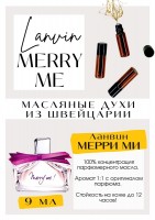 Marry Me / Lanvin: Есть в наличии

Латвии Мерри ми - парфюм для женщин. Принадлежит к группе цветочных и фруктовых. Лёгкий, свежий, цветочный и ненавязчивый аромат. Шлейф с благородной горчинкой. Вызовет у Вас ассоциации с молодостью и беззаботностью. Подойдёт на холодное, и на тёплое и время года. Масляные духи от Lanvin всегда в тренде и очень комплиметарные. Парфюмерное масло Marry me - это больше, чем содержимое флакона. Это воспоминания о юности, солнечных днях и счастливых моментах.
GET PARFUM - магазин ароматных, высококачественных масляных духов из Швейцарии. Парфюмерные композиции по мотивам известных и популярных брендов. 100% содержание масел в парфюме. Наши духи без спирта. Стойкость на высшем уровне: 12 часов на коже; до 2 дней на одежде.
Формат мини парфюма удобно брать с собой.
Парфюм во флаконе в виде ролика. Минимальный расход.
Купить масляные духи известных брендов можно у нас. Переходи в наш магазин и выбирай!