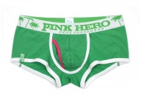 Мужские укороченные боксеры Pink Hero зеленые Nice Beach PH1252-3: 