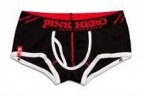 Мужские укороченные боксеры Pink Hero черные Devil PH1226-1: 