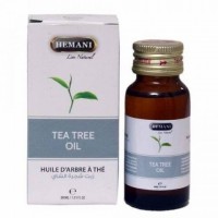 Масло чайного дерева ХЕМАНИ (TEA TREE OIL HEMANI), 30 мл.: Масло чайного дерева, воздействуя на внутренние органы, обладает прекрасным антисептическим, сильным противовирусным и противовоспалительным эффектом. Являясь мощным антиканцерогеном, масло чайного дерева эффективно способствует повышению иммунитета. На планете растет до 200 разновидностей чайного дерева, но именно вид Мелалеука обладает уникальными свойствами. В его листьях содержится огромное количество эфирных масел, из которых и получают масло чайного дерева. Растет оно только на юго-востоке Австралии. Качественным принято считать масло, состоящее не менее чем из 30%терпинеонола и не более 15% цинеола. При большем количестве последнего соединения можно получить ожоги. Действие:  - это сильнейшее противовирусное средство;  - противогрибковое и противовоспалительное;  - это сильнейший иммуномодулятор;  - его используют как потогонное и отхаркивающее средство;  - при инфекционных и вирусных заболеваниях с помощью масла можно снять жар;  - быстро и надолго убирает запах изо полости рта, очищая слизистую и убирая налет;  - эффективно воздействует при функциональном заболевании нервной системы;  - мощнейшее средство для стимуляции умственной деятельности;  - активно вытягивает гной и выводит токсины;  - быстро убирает зуд и аллергию, нейтрализует яды при укусе насекомых;  - эффективно укрепляет волосы и уничтожает перхоть;  - способствует активизации лейкоцитов;  - уменьшает негативные последствия химия терапии;  - оказывает положительное влияние на лимфосистему;  - эффективен при наличии кишечных паразитов;  - уменьшает зуд при молочнице;  - эффективен при воспалении геморроя;  - от тошноты, рвоты и диареи;  - оказывает седативное действие, снимает панические атаки и истерику. Состав. Эфирное масло чайного дерева насчитывает около 50 органических соединений. К ним относятся:  - монотерпены;  - дитерпены;  - цинеол;  - виридифлорен, В-терпинеол, L-тернинеол и аллигексаноат, которые в исключительных случах можно встретить в природе. Эфирное масло чайного дерева  - средство, которое имеет широкий спектр применения. За счет специальной технологии переработки листьев и побегов, все полезные вещества и органические составляющие остаются в неизменном виде. Это говорит о высоком качестве и мощном положительном воздействии на организм. Масло используется не только в медицине, но и в косметологии и добавляется в продукты по уходу и гигиене за телом. Масло чайного дерева применяется:  - при наличии инфекционных, простудных и вирусных заболеваний;  - эффективно лечит цистит и другие урологические проблемы;  - используется для устранения кровоточивости десен;  - эффективно масло при воспалении легких и бронхитах любой сложности;  - прекрасное средство для ухода за полостью рта, лечения и профилактики стоматологических заболеваний;  - эффективно используют масло чайного дерева для волос, улучшая структуру и активируя луковицы;  - эффективно использовать масло чайного дерева от прыщей;  -  при экземе и других кожаных проблемах;  - прекрасное средство по уходу за кожей;  - им можно заменить любые антисептические препараты;  - его добавляют в лосьоны, шампунь, кремы, мыло;  - используют в хирургии и зубоврачебной практике. Как использовать масло чайного дерева:  - Масло чайного дерева не вызывает раздражения даже при нанесении на чувствительную кожу в неразбавленном виде, что значительно расширяет спектр его применения. Единственное противопоказание для использования чайного масла – индивидуальная непереносимость. Из-за активного влияния на иммунную систему его нежелательно использовать для детей младше 3 лет.  - Интенсивный запах чайного дерева может вызвать легкое головокружение, при передозировках – тошноту и нарушение пищеварения, поэтому никогда самостоятельно не увеличивайте дозировки даже на 1 каплю.  - Аромаванну можно принимать не более чем в течение 10 минут, добавив в воду до 10 капель чайного дерева или по 4 капли чайного дерева и лаванды.  - Для компрессов, аппликаций и повязок, промываний ран на стакан теплой воды добавляют не более 4 капель масла чайного дерева, для полосканий – не более 10.  - Горячие ингаляции проводят не более 10 минут, вдыхая пар от воды, в которую добавили 5 капель аромамасла чайного дерева или по две капли масел чайного дерева и лимона.  - Для массажа на каждую столовую ложку масла-основы добавляют до 8 капель масла.  - Внутрь чайное дерево принимают по 1 капле вместе с растительным маслом и хлебом не более 2 раз в день.  - Для аромаламп достаточно накапать 5 капель аромамасла, для индивидуальных кулонов – 1 или 2 капель.  - В средства интимной гигиены добавляют 5 капель эфирного масла чайного дерева, столько же используют и для спринцеваний (на один раз). Те, кто приобрел и использует масло чайного дерева отзывы оставляют только положительные. Его широкий спектр действия помогает решить многие проблемы. Противопоказания: Противопоказания отсутствуют. Единственное, что может проявится - это индивидуальная непереносимость. Срок годности: 3 года с даты изготовления, указанной на упаковке. Условия хранения:  Хранить упаковку плотно закрытой при комнатной температуре не выше +30°С в сухом, недоступном для детей месте, вдали от солнечных лучей.  