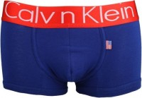 Трусы Calvin Klein синие с красной резинкой США A030: 