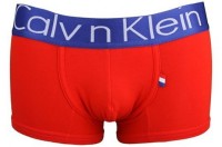 Трусы Calvin Klein красные с синей резинкой Франция A031: 