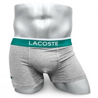 Мужские боксеры Lacoste серые L02: Внимание! Мужское белье Lacoste маломерит. Пожалуйста, не ориентируйтесь на размеры белья других брендов, а воспользуйтесь нашей размерной таблицей: