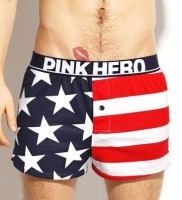 Мужские трусы Pink Hero с флагом удлиненные PH1275-1: 