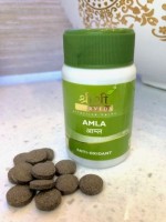 Amla , АМЛА Sri Sri Ayurveda ,60 таблеток: Цвет: от7
Среди всех растений в амле содержится максимальное количество витамина С (для сравнения в тридцать раз больше, чем в апельсине).

Показания к применению: простудные заболевания, атеросклероз, хрупкость сосудов, повышенный холестерин, анемия, снижение иммунитета, сахарный диабет, болезни печени,  дисбактериоз кишечника, восстановительный период после инсультов, инфарктов.