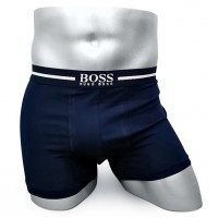 Мужские боксеры HUGO BOSS синие BS04: Внимание! Мужское белье HUGO BOSS маломерит. Пожалуйста, не ориентируйтесь на размеры белья других брендов, а воспользуйтесь нашей размерной таблицей: