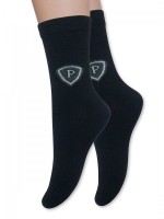 Носки ПсН1д30-4: Цвет: ПсН1д30-4
Модель: ПсН1д30-4
Бренд: Para Socks
Рисунок: Эмблема
Симпатичные носки для мальчика, на паголенке вывязан щит с буквой.
