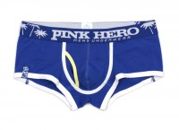 Мужские укороченные боксеры Pink Hero синие Nice Beach PH1252-1: 