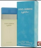Dolce&Gabbana Light Blue 100 мл (LUXE: D&G Light Blue Dolce&Gabbana - это аромат для женщин, принадлежит к группе ароматов цветочные фруктовые. D&G Light Blue выпущен в 2001. Верхние ноты: Зеленое яблоко, кедр, колокольчик и Сицилийский лимон; ноты сердца: Белая роза, Бамбук и; ноты базы: Мускус и Кедр.