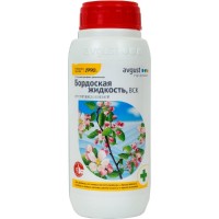 БОРДОСКАЯ ЖИДКОСТЬ АВГУСТ 500мл /15: Государственная регистрация №021-02-1813-1 от 05.03.2018 до 03.03.23 выдана МСХ РФ, Сертификация - декларация №РОСС RU Д-RU.АД37.В.20273/19 от 30.10.19 до 20.10.24 выдана ОС продукции "Красно Дар" ООО "ИД Контроль" Д.В. - 172 г/л меди сульфата трёхосновного проверенный временем фунгицид в жидкой форме для защиты плодовых и ягодных культур от болезней, защищает от парши, монилиоза, коккомикоза, плодовой гнили и различных пятнистостей, легко применять, достаточно просто разбавить водой, не вызывает ожогов на растения. Культура                     Вредный объект             Норма расхода препарата                                                                        Способ, время обработки, особенности применения                                                                                                                 Кратность обработок (срок жидания) Яблоня, груша        Парша, монилиоз                      250 мл/10 л воды             Ранневесеннее опрыскивание в фазе «зеленого конуса».Расход рабочей жидкости:от 2 до 5 л/ дерево (в зависимости от возраста и сорта дерева)                                           1(60) Слива, вишня,     Клястероспориоз, коккомикоз, черешня, абрикос   монилиоз, «кармашки слив» Смородина,                Септориоз, антракноз, крыжовник                  столбчатая ржавчина                                                    Ранневесеннее опрыскивание в фазе «зеленого конуса».Расход рабочей жидкости:1-1,5 л/куст (в зависимости от возраста и типа формирования куста) Яблоня, груша              Парша, монилиоз                100 мл/10 л воды           Опрыскивание в период вегетации; первое – после цветения; последующие – с интервалом в 7 дней.Расход рабочей жидкости:от 2 до 5 л/ дерево                                                                                                                                                                                                                                                                                                             (в зависимости от возраста и сорта дерева)                                                3(38) Слива, вишня,        Клястероспориоз, коккомикоз, черешня, абрикос     монилиоз, «кармашки слив»                                                                                                                                                                                                                                                                                                                                                      3(28) Смородина черная   Септориоз, антракноз, столбчатая ржавчина               Опрыскивание в период вегетации; первое – после цветения; последующие – с интервалом 7 дней.Расход рабочей жидкости:1-1,5 л/куст                                                                                                                                                                                                                                                                        (в зависимости от возраста и типа формирования куста)                                                                3(28) Крыжовник                                                                                                                                                                                                                                                                                                                                                                                                                    3(20)