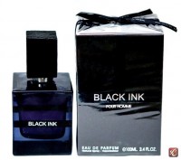 BLACK INK POUR HOMME 100 мл: Древесно-фужерный аромат для мужчин.

Верхние ноты: кипарис

Средние ноты: кашемировое дерево, гаитянский ветивер, бурбонский ветивер

Базовые ноты: мускус, табак