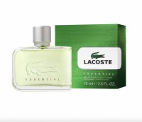 Lacoste Essential (M) 75ml edt: 13017	Lacoste Essential (M) 75ml edt	25,95

Неповторимый аромат Lacoste Essential – это квинтэссенция свежести и энергии. Искрящиеся ноты мандарина, черной смородины, бергамота, листьев помидора, дополненные чувственностью пачули и сандала, превращаются в настоящую страсть и сияние.