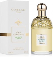 Guerlain Aqua Allegoria Bergamote Calabria  test 125ml edt: 50591	Guerlain Aqua Allegoria Bergamote Calabria  test 125ml edt	75,60

Bergamote Calabria — это солнечное путешествие в самое сердце Калабрии на юге Италии.

Яркий свежий аромат с цитрусовыми нотами. Бергамот в сочетании с кардамоном, розовым перцем и имбирем насыщен солнечным ароматом лимонного петитгрена с добавлением белого мускуса.