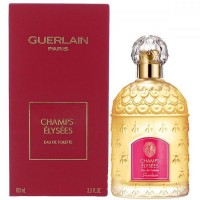 Guerlain Champs Elysees (L) test 75ml edp: 23906	Guerlain Champs Elysees (L) test 75ml edp 	75,44

Группы Фруктовые, Цветочные
Верхние ноты Анис звездчатый, Фиалка, Черная смородина, Персик, Миндаль, Дыня
Средние ноты Гибискус, Мимоза, Пион, Сирень, Роза, Ландыш, Цветок миндаля
Базовые ноты Бензоин, Дерево миндаля, Ваниль

Верхние нотки сочетают в себе сладкие фруктовые и цветочные нотки. Шлейф из аккордов сандалового и кедрового дерева и сладкой ванили приятный и ненавязчивый. Нежный, шелковый аромат