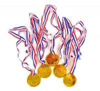 Медаль призовая для победителя 3,5 см.1 шт.: Цвет: http://www.cena-optom.ru/product/27860/
