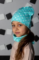Детская комплект шапка и шарф для девочки: Цвет: https://www.natali-trikotazh.ru/product/komplekt-goroh-myata-shapkasnud
СОСТАВ: рибана
Комплект для девочек: шапка + шарф-снуд в стильной и современной расцветке.