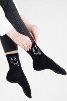 Носки стандарт женские Шок 2 пары: Цвет: https://www.natali-trikotazh.ru/product/noski-standart-muzhskie-shok-2
Женские носочки с изображением смайлика на верхней части носка. В комплекте 2 пары.