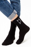 Носки высокие мужские Шок 2 пары: Цвет: https://www.natali-trikotazh.ru/product/noski-standart-muzhskie-shok
Мужские носки с изображением смайлика на верхней части носка. В комплекте 2 пары.