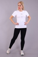 Женская футболка 4893: Цвет: https://www.natali-trikotazh.ru/product/futbolka-4893-2
Классическая женская белая футболка. Оригинальная печать подчеркнет ее уникальность. Рукав подвернутый, горловина обработана обтачкой