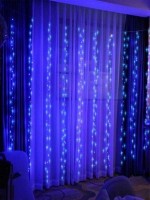 Штора гирлянда из светодиода Синяя 600 LED 3*3 м./160 ламп/: Цвет: http://www.cena-optom.ru/product/19785/
