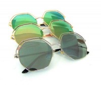 Очки солнцезащитные с металлической оправой и дужками 1 шт.: Цвет: http://www.cena-optom.ru/product/28116/
