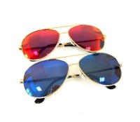 Очки солнцезащитные с металлической оправой и дужками 1 шт.: Цвет: http://www.cena-optom.ru/product/28088/
