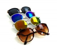 Очки солнцезащитные с металлическими дужками 1 шт.: Цвет: http://www.cena-optom.ru/product/28055/

