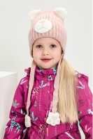Детская шапка для девочки: Цвет: https://www.natali-trikotazh.ru/product/detskaya-shapka-dlya-devochki-dffe05
Ткань: вязаный трикотаж
Зимняя шапочка на девочку. Внутри хлопковый подклад.