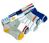 Набор детских носок 5 пар р.М-3-4 года 78,6 - хлопок ,17,8 - полиохлаждаемое волокно: Цвет: http://www.cena-optom.ru/product/31242/
