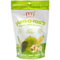 Органическая закуска для детей: https://ru.iherb.com/pr/NurturMe-Organic-Toddler-Snacks-Yum-A-Roo-s-Banana-Apple-Broccoli-1-oz-28-g/62684
Наши органические фрукты и овощи собираются и тут же высушиваются, чтобы сохранить все лучшие незаменимые питательные вещества и фитохимические элементы, в которых нуждается ваш малыш, а также чтобы обеспечить восхитительных вкус, который заставит ребенка попросить добавки - идеальная закуска для малышей от 12 месяцев!